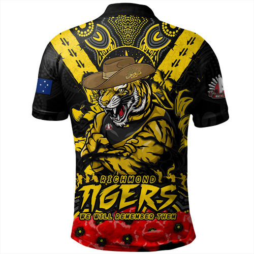 Richmond Polo Shirt Ripped Legacy Of The Game The ANZAC Spirit Lives On Richmond Polo Shirt Ripped Legacy Of The Game The ANZAC Spirit Lives On