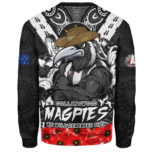 Collingwood Sweatshirt Ripped Legacy Of The Game The ANZAC Spirit Lives On Collingwood Sweatshirt Ripped Legacy Of The Game The ANZAC Spirit Lives On