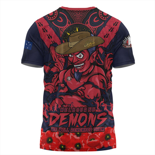 Melbourne T-Shirt Ripped Legacy Of The Game The ANZAC Spirit Lives On Melbourne T-Shirt Ripped Legacy Of The Game The ANZAC Spirit Lives On