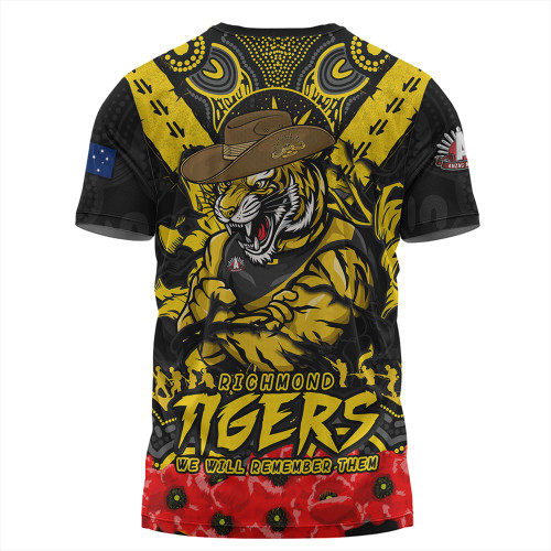Richmond T-Shirt Ripped Legacy Of The Game The ANZAC Spirit Lives On