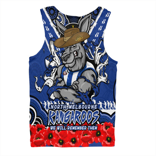 Geelong Cats Men Singlet Ripped Legacy Of The Game The ANZAC Spirit Lives On