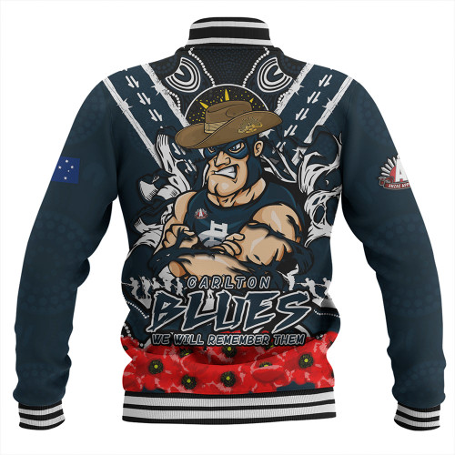 Carlton Baseball Jacket Ripped Legacy Of The Game The ANZAC Spirit Lives On Carlton Baseball Jacket Ripped Legacy Of The Game The ANZAC Spirit Lives On