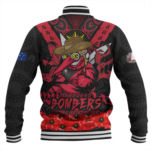 Essendon Baseball Jacket Ripped Legacy Of The Game The ANZAC Spirit Lives On Essendon Baseball Jacket Ripped Legacy Of The Game The ANZAC Spirit Lives On