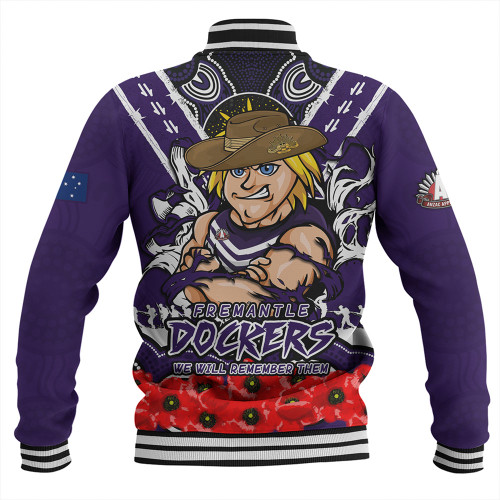 Fremantle Baseball Jacket Ripped Legacy Of The Game The ANZAC Spirit Lives On Fremantle Baseball Jacket Ripped Legacy Of The Game The ANZAC Spirit Lives On