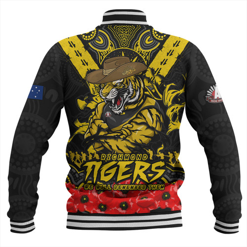 Richmond Baseball Jacket Ripped Legacy Of The Game The ANZAC Spirit Lives On