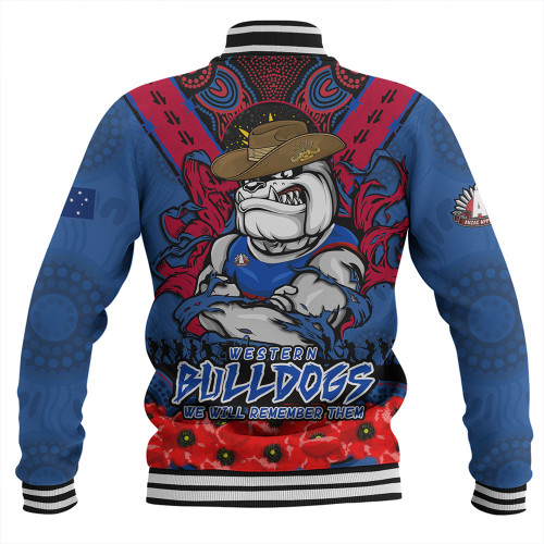 Western Bulldogs Baseball Jacket Ripped Legacy Of The Game The ANZAC Spirit Lives On Western Bulldogs Baseball Jacket Ripped Legacy Of The Game The ANZAC Spirit Lives On