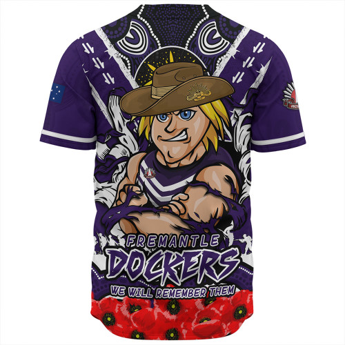 Fremantle Baseball Shirt Ripped Legacy Of The Game The ANZAC Spirit Lives On Fremantle Baseball Shirt Ripped Legacy Of The Game The ANZAC Spirit Lives On