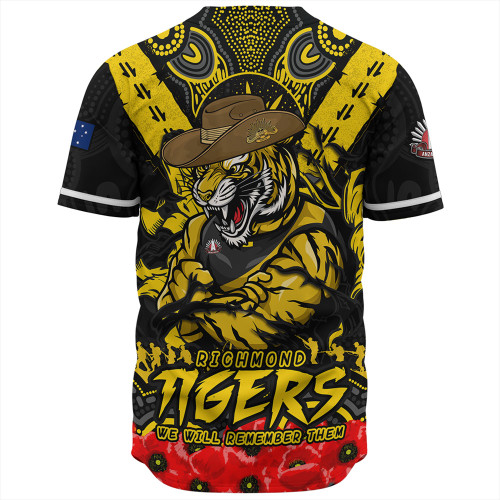 Richmond Baseball Shirt Ripped Legacy Of The Game The ANZAC Spirit Lives On Richmond Baseball Shirt Ripped Legacy Of The Game The ANZAC Spirit Lives On