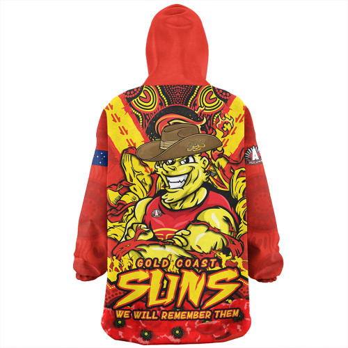 Gold Coast SUNS Snug Hoodie Ripped Legacy Of The Game The ANZAC Spirit Lives On Gold Coast SUNS Snug Hoodie Ripped Legacy Of The Game The ANZAC Spirit Lives On