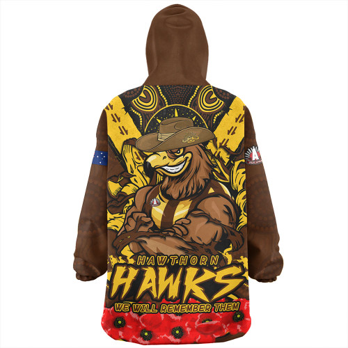 Hawthorn Snug Hoodie Ripped Legacy Of The Game The ANZAC Spirit Lives On Hawthorn Snug Hoodie Ripped Legacy Of The Game The ANZAC Spirit Lives On