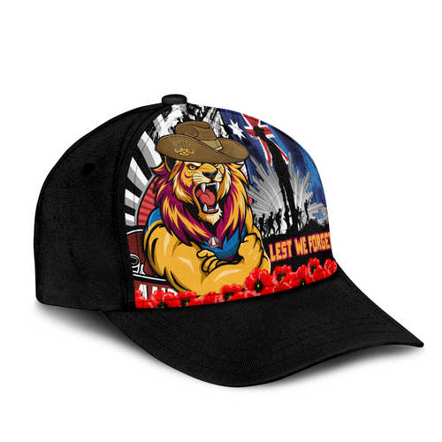 Brisbane Lions Cap Anzac Day Honor United In Spirit Brisbane Lions Cap Anzac Day Honor United In Spirit