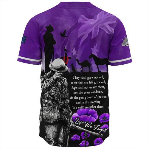 Australia Baseball Shirt Anzac Day Remembering The Animals Victims Of War Australia Baseball Shirt Anzac Day Remembering The Animals Victims Of War