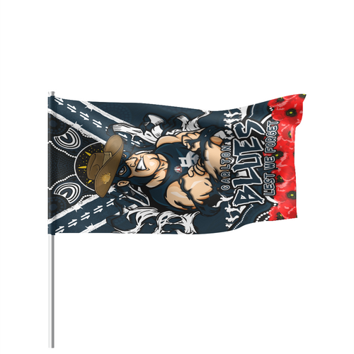 Carlton Flag Parade Ripped Legacy Of The Game The ANZAC Spirit Lives On Carlton Flag Parade Ripped Legacy Of The Game The ANZAC Spirit Lives On