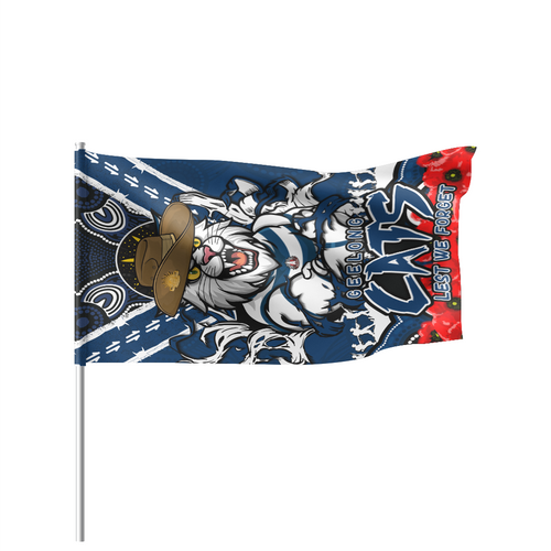 Geelong Cats Flag Parade Ripped Legacy Of The Game The ANZAC Spirit Lives On