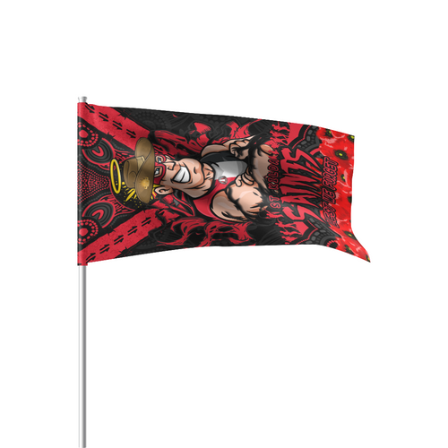 St Kilda Flag Parade Ripped Legacy Of The Game The ANZAC Spirit Lives On