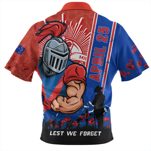 Newcastle Knights Hawaiian Shirt Anzac Day Lest We Forget Strong Fighting Spirit Newcastle Knights Hawaiian Shirt Anzac Day Lest We Forget Strong Fighting Spirit