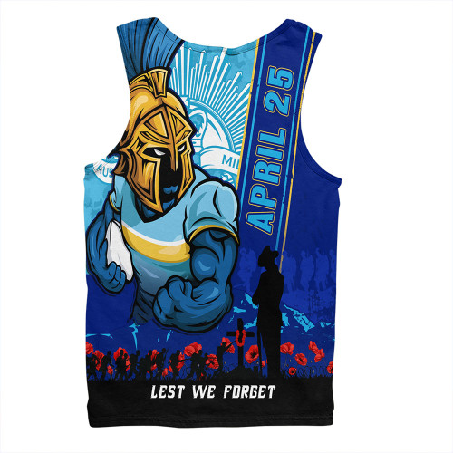 Gold Coast Titans Men Singlet Anzac Day Lest We Forget Strong Fighting Spirit Gold Coast Titans Men Singlet Anzac Day Lest We Forget Strong Fighting Spirit