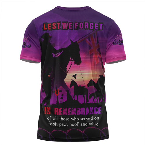 Australia T-Shirt Anzac Day In Honour Of All Who Served Australia T-Shirt Anzac Day In Honour Of All Who Served