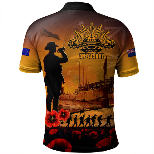 Australia Polo Shirt ANZAC Day Guardian Of The Dawn Australia Polo Shirt ANZAC Day Guardian Of The Dawn
