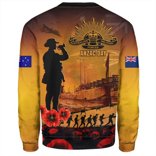 Australia Sweatshirt ANZAC Day Guardian Of The Dawn Australia Sweatshirt ANZAC Day Guardian Of The Dawn