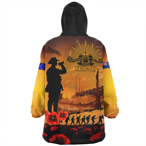 Australia Snug Hoodie ANZAC Day Guardian Of The Dawn Australia Snug Hoodie ANZAC Day Guardian Of The Dawn