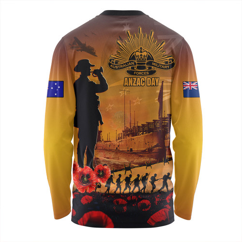 Australia Long Sleeve T-shirt ANZAC Day Guardian Of The Dawn Australia Long Sleeve T-shirt ANZAC Day Guardian Of The Dawn