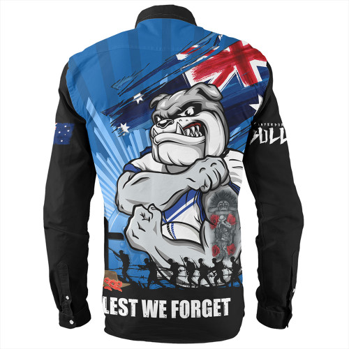 Canterbury-Bankstown Bulldogs Long Sleeve Shirt Fearless ANZAC Defender Canterbury-Bankstown Bulldogs Long Sleeve Shirt Fearless ANZAC Defender