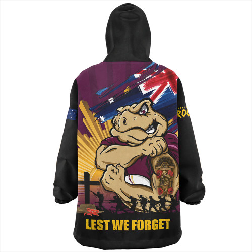 Queensland Maroons Snug Hoodie Fearless ANZAC Defender Queensland Maroons Snug Hoodie Fearless ANZAC Defender