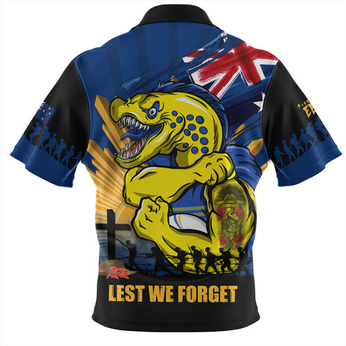 Parramatta Eels Hawaiian Shirt Fearless ANZAC Defender Parramatta Eels Hawaiian Shirt Fearless ANZAC Defender