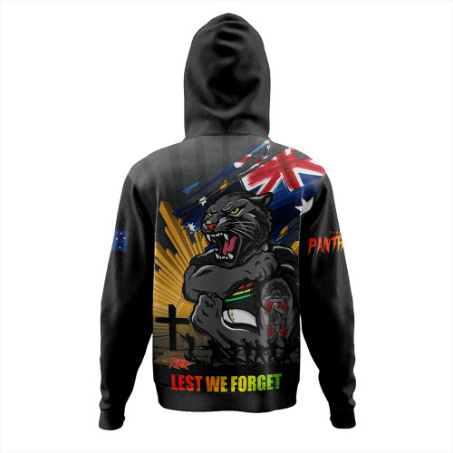 Penrith Panthers Hoodie Fearless ANZAC Defender