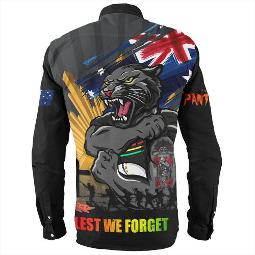 Penrith Panthers Long Sleeve Shirt Fearless ANZAC Defender Penrith Panthers Long Sleeve Shirt Fearless ANZAC Defender