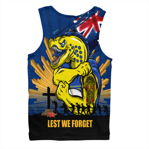 Parramatta Eels Men Singlet Fearless ANZAC Defender Parramatta Eels Men Singlet Fearless ANZAC Defender