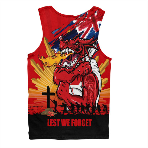 St. George Illawarra Dragons Men Singlet Fearless ANZAC Defender St. George Illawarra Dragons Men Singlet Fearless ANZAC Defender