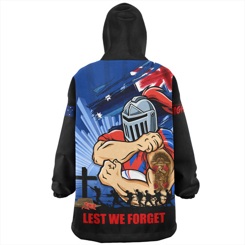 Newcastle Knights Snug Hoodie Fearless ANZAC Defender Newcastle Knights Snug Hoodie Fearless ANZAC Defender