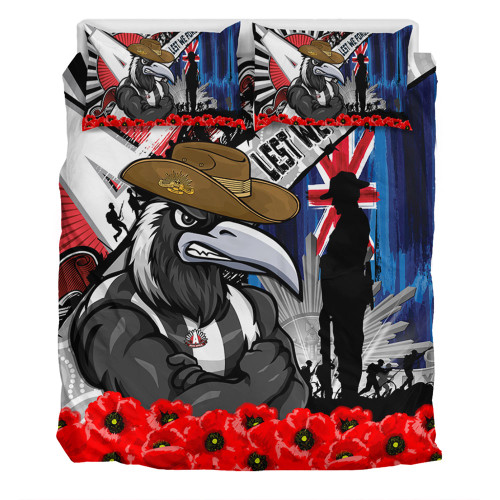 Collingwood Bedding Set Anzac Day Honor United In Spirit