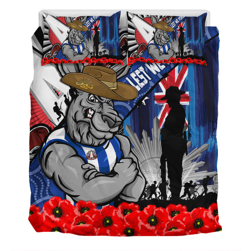 North Melbourne Bedding Set Anzac Day Honor United In Spirit