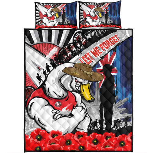 Sydney Swans Quilt Bed Set Anzac Day Honor United In Spirit Sydney Swans Quilt Bed Set Anzac Day Honor United In Spirit