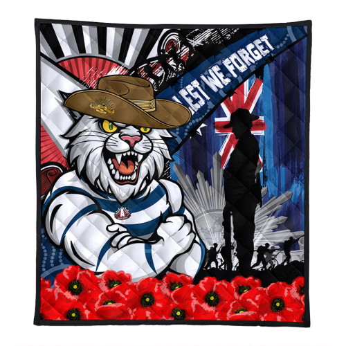Geelong Cats Quilt Anzac Day Honor United In Spirit Geelong Cats Quilt Anzac Day Honor United In Spirit