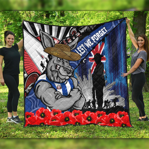 North Melbourne Quilt Anzac Day Honor United In Spirit North Melbourne Quilt Anzac Day Honor United In Spirit