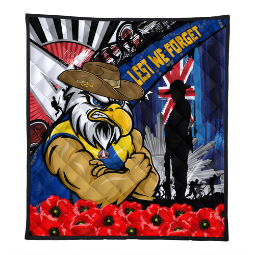 West Coast Eagles Quilt Anzac Day Honor United In Spirit West Coast Eagles Quilt Anzac Day Honor United In Spirit