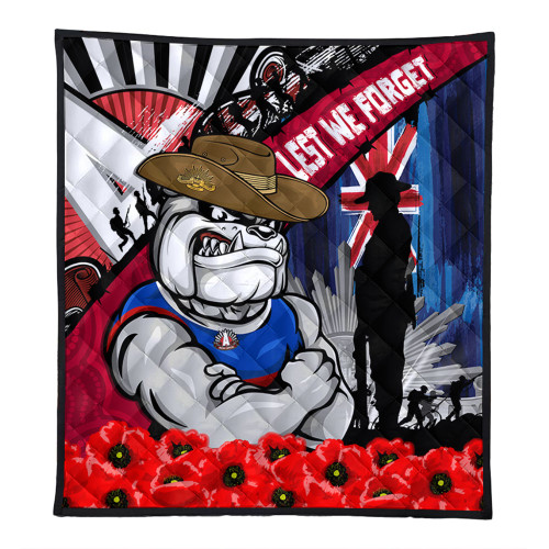Western Bulldogs Quilt Anzac Day Honor United In Spirit Western Bulldogs Quilt Anzac Day Honor United In Spirit