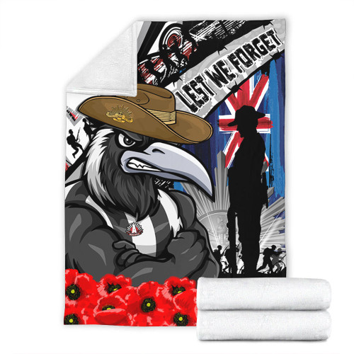 Collingwood Blanket Anzac Day Honor United In Spirit Collingwood Blanket Anzac Day Honor United In Spirit