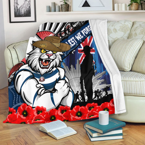 Geelong Cats Blanket Anzac Day Honor United In Spirit Geelong Cats Blanket Anzac Day Honor United In Spirit