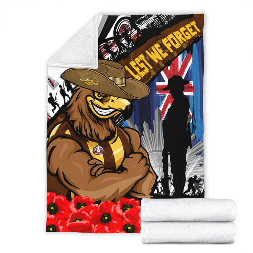 Hawthorn Blanket Anzac Day Honor United In Spirit Hawthorn Blanket Anzac Day Honor United In Spirit
