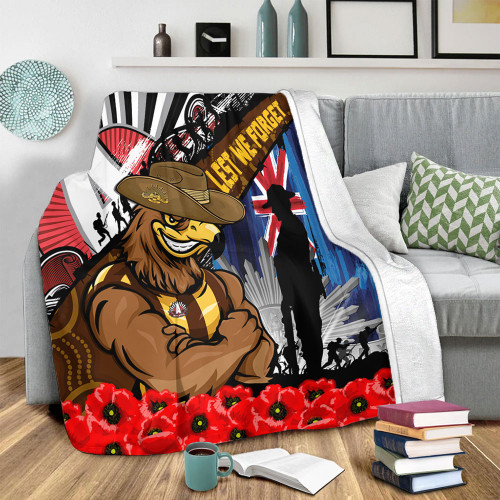 Hawthorn Blanket Anzac Day Honor United In Spirit Hawthorn Blanket Anzac Day Honor United In Spirit