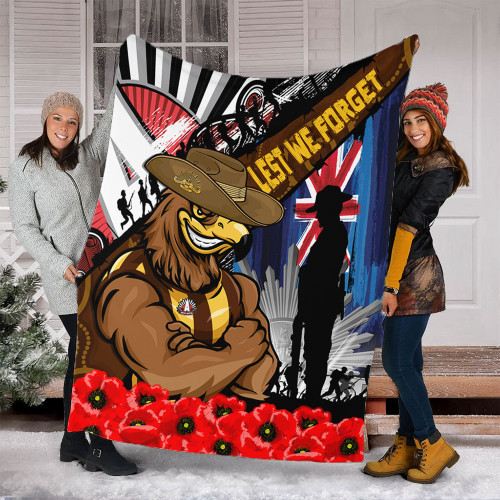 Hawthorn Blanket Anzac Day Honor United In Spirit Hawthorn Blanket Anzac Day Honor United In Spirit