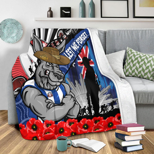 North Melbourne Blanket Anzac Day Honor United In Spirit North Melbourne Blanket Anzac Day Honor United In Spirit