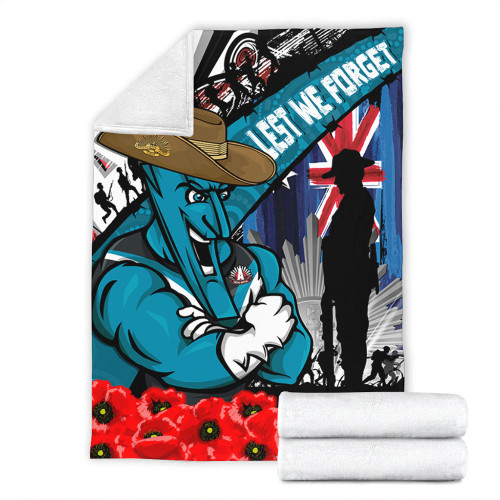 Port Adelaide Blanket Anzac Day Honor United In Spirit Port Adelaide Blanket Anzac Day Honor United In Spirit