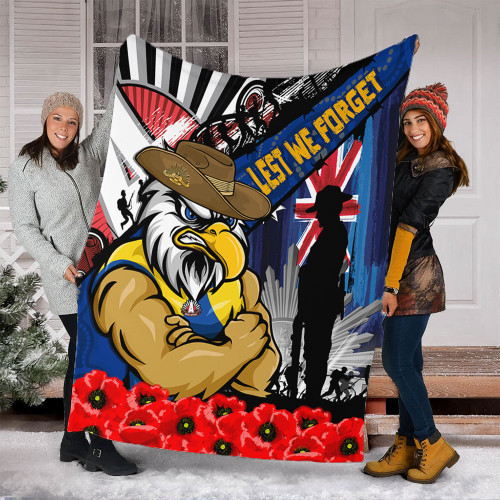 West Coast Eagles Blanket Anzac Day Honor United In Spirit West Coast Eagles Blanket Anzac Day Honor United In Spirit