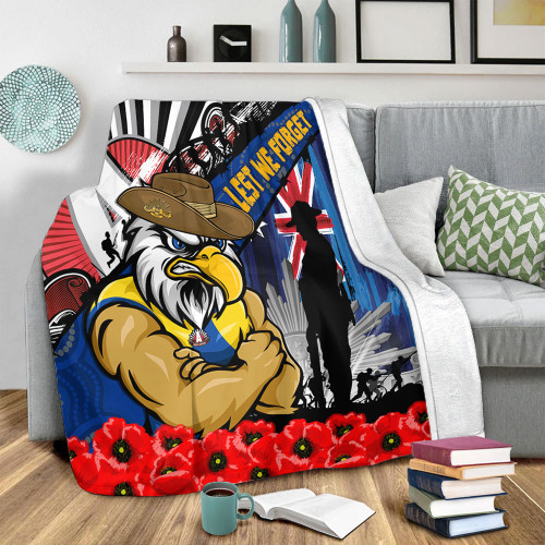 West Coast Eagles Blanket Anzac Day Honor United In Spirit West Coast Eagles Blanket Anzac Day Honor United In Spirit